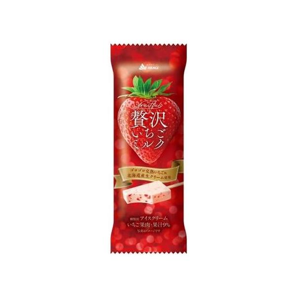 いちごパパ 赤城乳業 フルーティフル 贅沢いちごミルク72ml×24袋 : ひのや - 通販