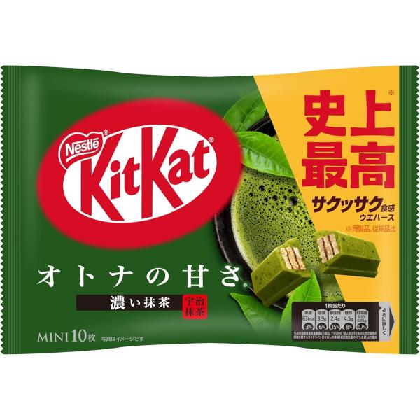 ネスレ日本 キットカットミニ オトナの甘さ濃い抹茶 10枚×12袋