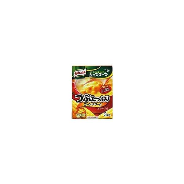 味の素(株) クノールカップスープ つぶたっぷりコーンクリーム 3袋 ×10個