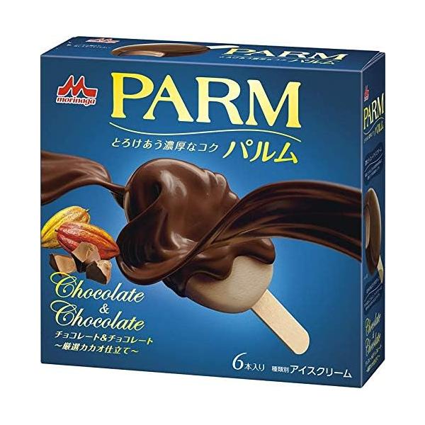 森永乳業 PARM チョコレート&amp;チョコレート プラリネ仕立て55ml×6本×6箱