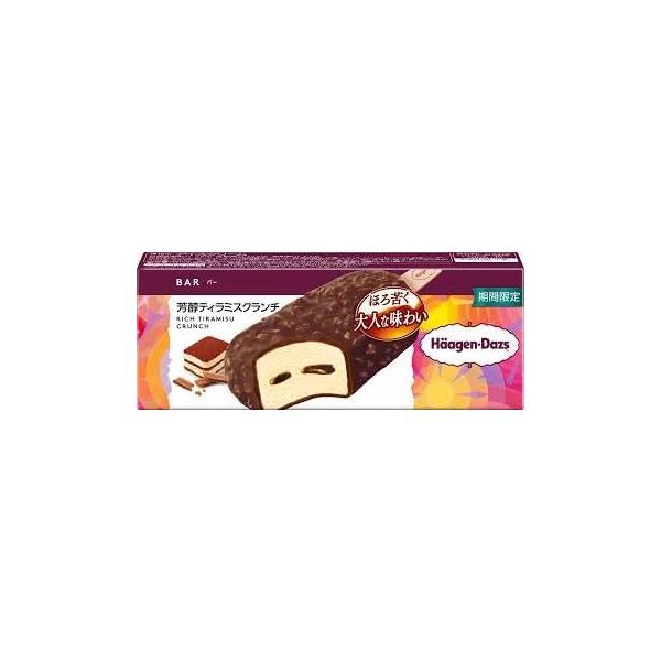ハーゲンダッツ バー 芳醇ティラミスクランチ80ml×5個