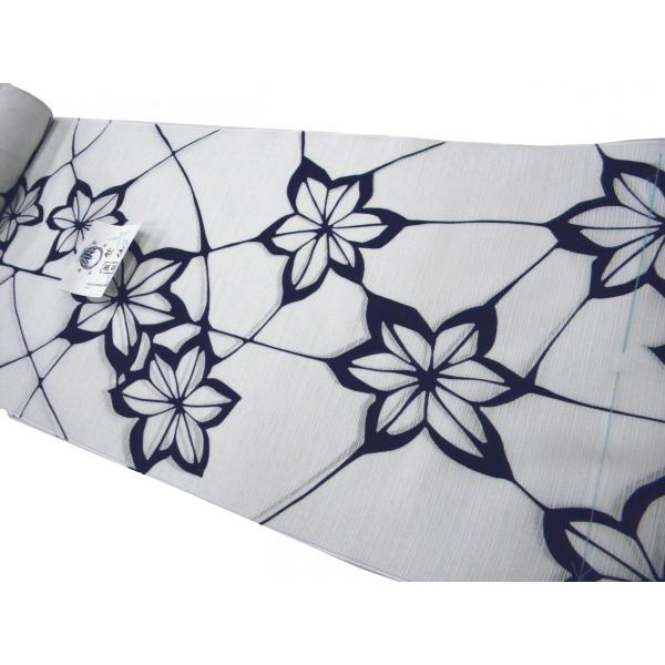 竺仙浴衣反物（ちくせん）綿絽地染注染浴衣 桔梗30-1006 : 京都ひのや