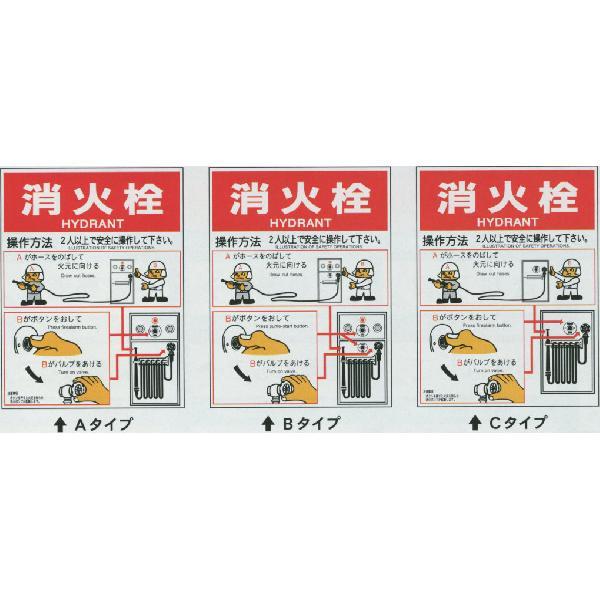 屋内消火栓設備 使用法標識 ステッカー製 Ep153 ひのようじん 通販 Yahoo ショッピング