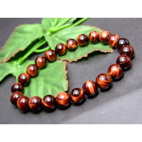 ≪32371H≫○8mm○AAA レッドタイガーアイ○赤虎目石○ブレスレット