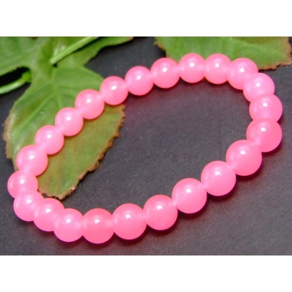 1022173  特価　天然石ピンクパーズブレスレット　少量入荷　虹入り 1022173 特価 天然石ピンクパーズブレスレット 少量入荷 虹入り