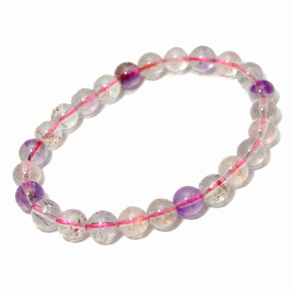 天然石 パワーストーン 57158 7mm AAA+ スーパーセブン ブレスレット