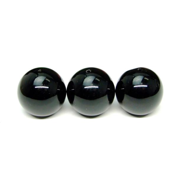 黒水晶 モリオン 天然石 天然石 パワーストーン 64634 モリオン 黒水晶 22mm AAA 1粒売り 送料