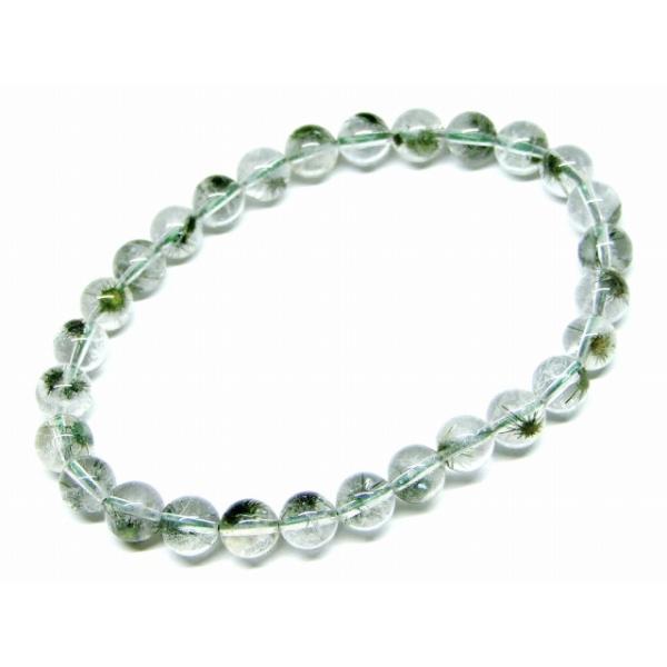 【希少,小粒】ホーランダイトインクォーツ　６㎜　ブレスレット　美品　天然 高品質]ホーランダイトインクォーツブレスレット（約8mm玉