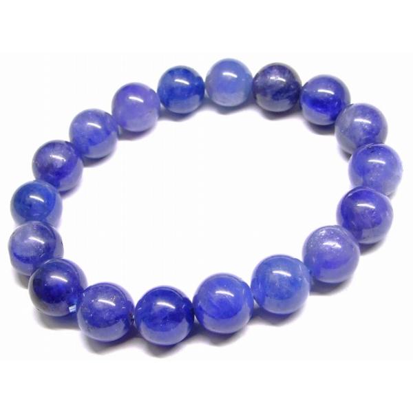 天然石 パワーストーン 65727 タンザナイト 12mm 4A ブレスレット 内径