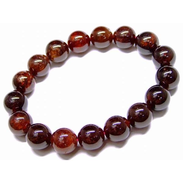 天然石 パワーストーン 65861 ヘソナイトガーネット 12mm A+