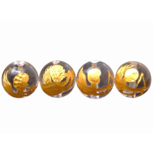 天然石 パワーストーン 66907 今月の半額 わけあり 水晶 天使 金彫り