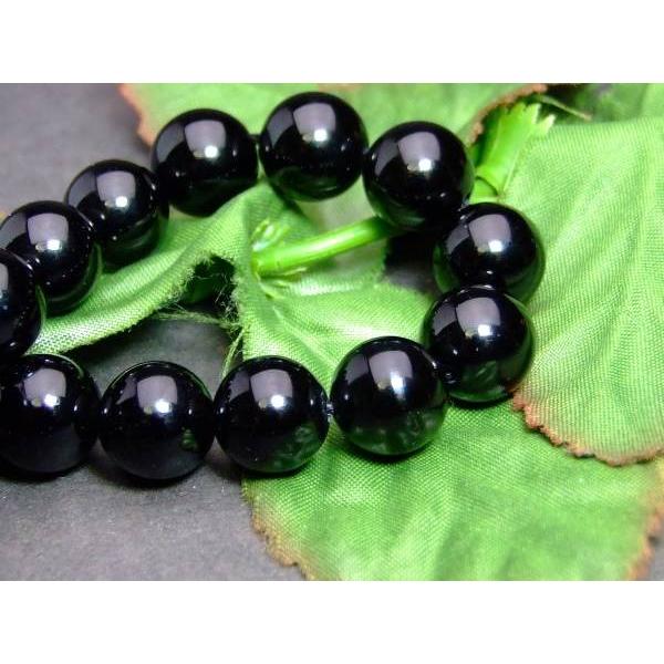 ≪g3-111D≫モリオン 黒水晶 1粒売り 5A 10mm 鑑別済・本物保証 送料