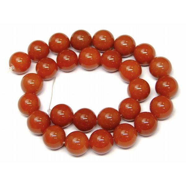 天然石 パワーストーン g3-146F 今月20％OFF 赤瑪瑙 14mm 5A 赤メノウ