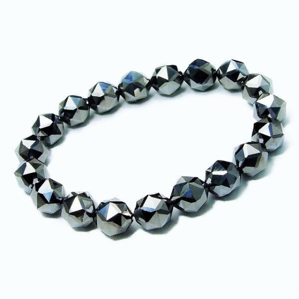 g3-1721A 10mm A テラヘルツ スターカット ダイヤカット ブレスレット