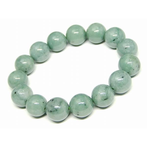 天然石 パワーストーン g3-17G ミャンマー翡翠 ヒスイ 14mm A