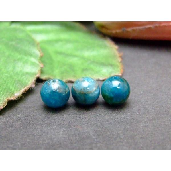 天然石 パワーストーン g3-2227C わけあり アパタイト 7mm 1粒売り