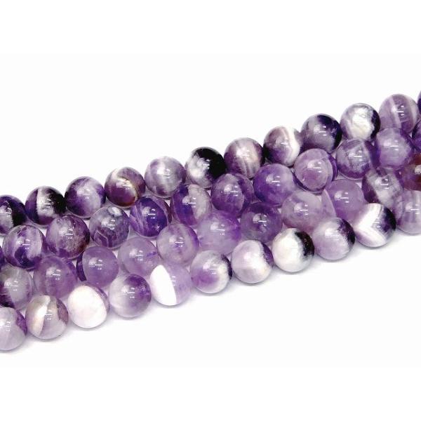 天然石 パワーストーン g3-561K ケープアメジスト AAA 12mm