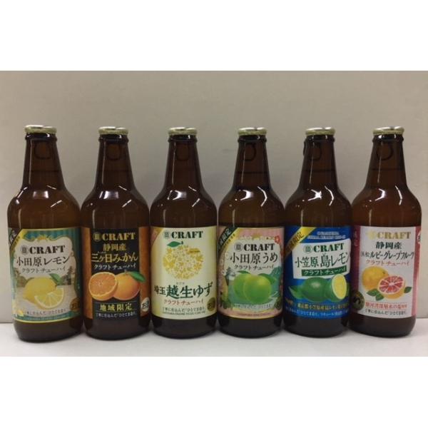 クラフトチューハイ 地域限定品 飲み比べ 6種類×2本 12本セット 330ml 小田原レモン グレープフルーツ 島レモン ゆず みかん うめ 寶ＣＲＡＦT
