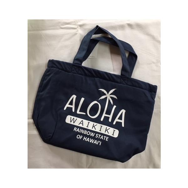 ハワイ ワイキキレインBAG ネイビー 保温保冷バッグ kahiko カヒコ