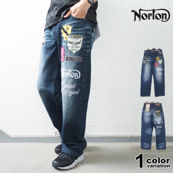 ノートン（NORTON） デニムパンツ ミリタリー ワッペン MAX デニム