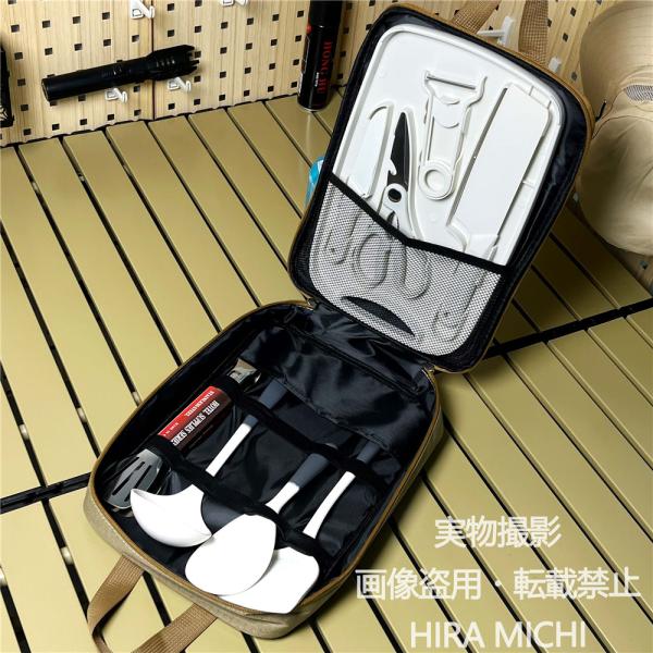 アウトドア 調理器具セット クッキングツールセット 包丁 キッチンバサミ おたま フライ返し 収納バッグ付き 軽量 携帯便利 キャンプ BBQ ピクニック