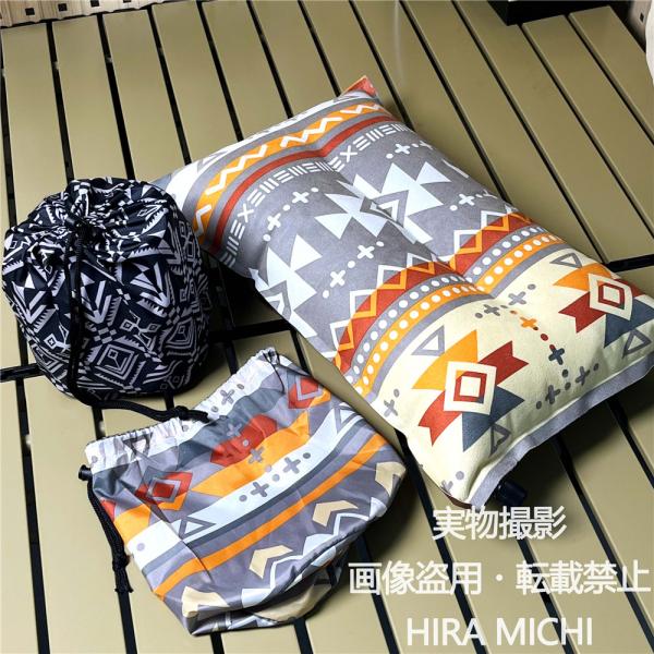自動膨張式 キャンプ枕 2点セット 軽量 コンパクト収納 アウトドアピロー 収納袋付き 車中泊 登山 旅行用 ピクニック 軽量枕