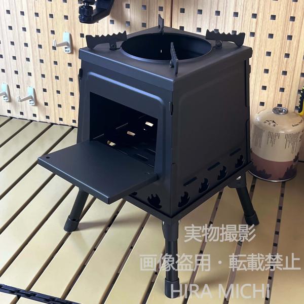 薪ストーブ 折りたたみ式 小型 アウトドアストーブ コンパクト キャンプ ソロキャンプ 焚き火調理 BBQ 車中泊 防災用品