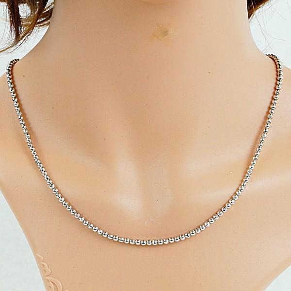 海外ブランド Pt850 プラチナ ミラーボール ネックレス 45cm 14 4g レディースジュエリー Abランク 中古 Nr レディースアクセサリー Www Radio10 Sr