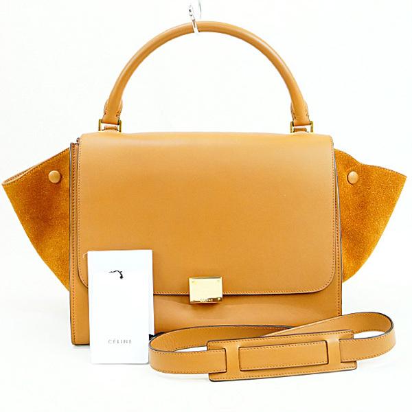 CELINE セリーヌ ハンドバッグ トラペーズ ミディアム 2wayショルダー 