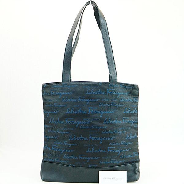 Salvatore Ferragamo サルヴァトーレ フェラガモ ロゴ柄 トートバック  