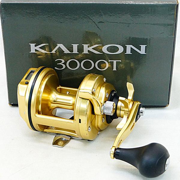 KAIKON ゴールド ベイトリール3000T 楽天市場】シマノ 海魂(KAIKON) 3000T (石鯛リール