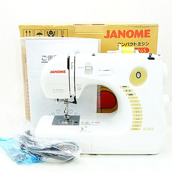 JANOME ジャノメ 家庭用 電子ミシン N-265 ホワイト 家電 ABランク 