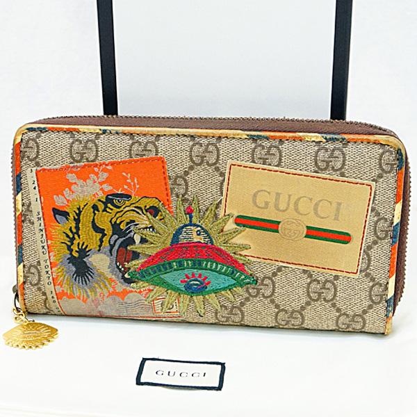 GUCCI グッチ グッチクーリエ GGスプリーム ジップアラウンド 