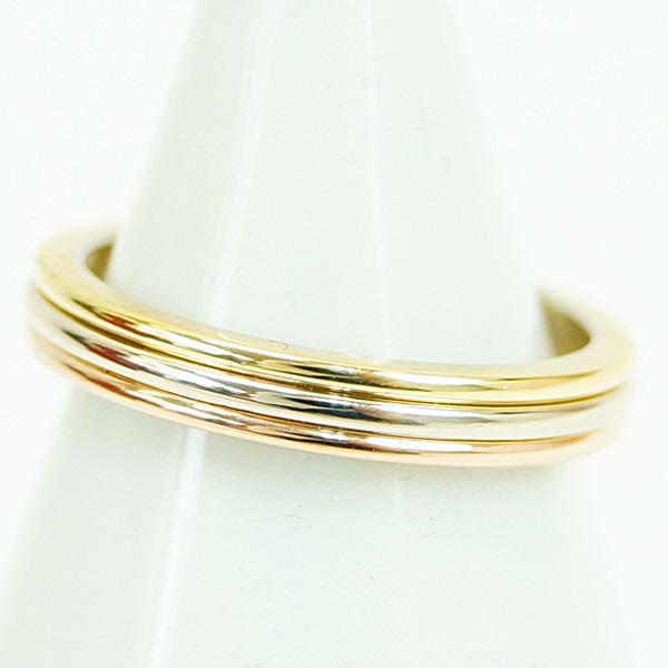 Cartier カルティエ 750 スリーカラー ヴァンドーム リング 9号 指輪  