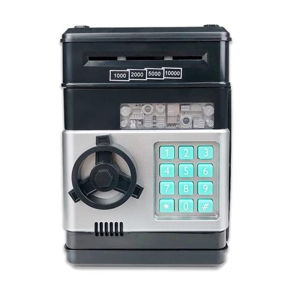 Nicheez 貯金箱 ダイヤルロック式 ATM 紙幣 (ブラック) : Hiro