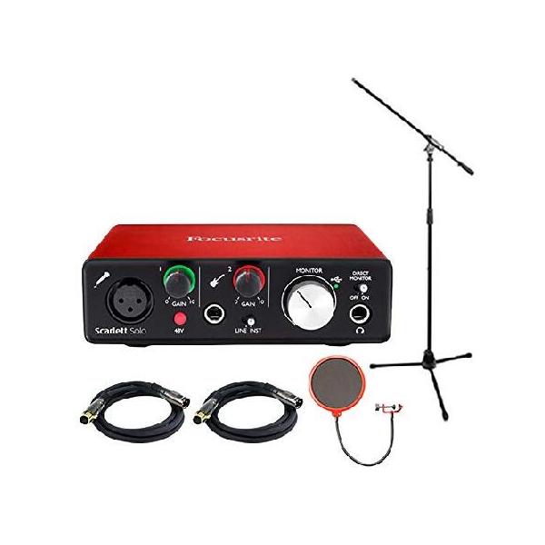 Focusrite Scarlett Solo USBオーディオインターフェース（第2世代
