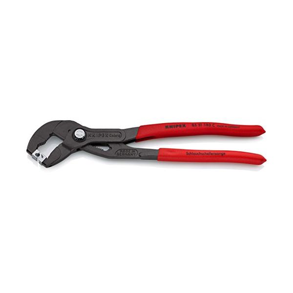 Knipex Tools LP 85 51 180 C 7.5クリッククランプ用ホースクランププライヤー