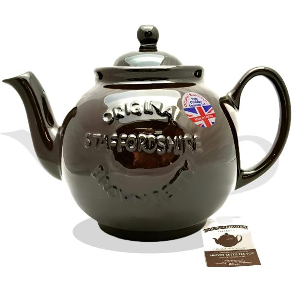 英国製　カーデュー コレクタブルティーポット　　ブラウン・ベティ Amazon | Handmade Original Brown Betty 4 Cup Teapot with