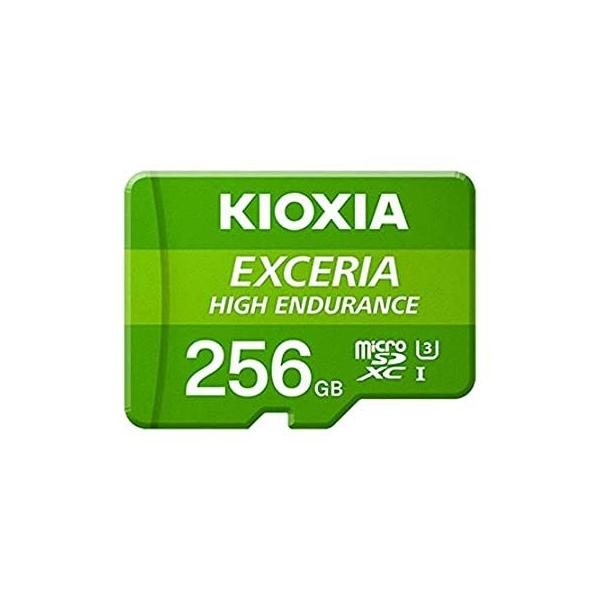 Kioxia 256GB microSD Exceria 高耐久性 フラッシュメモリーカード U3 V30 C10 A1 読み取り 100MB/s 書