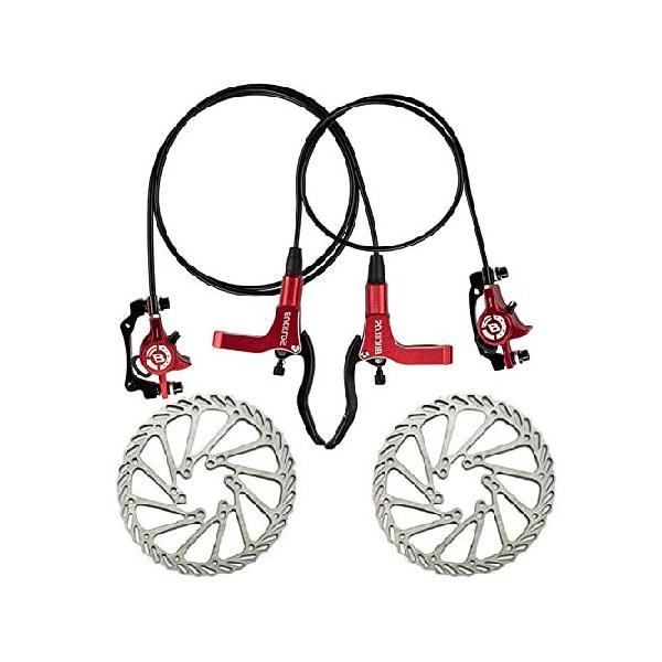 BUCKLOS MTB Hydraulic Disc Brakes Set with 2PC 160mm Rotor, Front Left  800mm Rear Right 1500mm Bike Hydraulic Brake Aluminum Alloy Levers, fit  Mountai :B092M26CXH:海外輸入専門のHiroshop 通販 