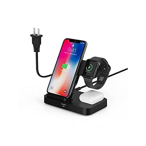 SooPii 4in1 ワイヤレス充電ステーション
