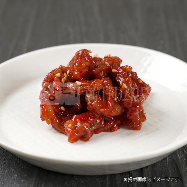 日本ではちょっとめずらしい手長だこの塩辛食べやすい大きさの新鮮な手長だこを使用しております。甘辛でうまみたっぷりの手長だこの塩辛は食感も楽しめる一品です。温かいご飯のおかずにはもちろん、おつまみとしてもおいしく召し上がれます。生えごまの葉で...