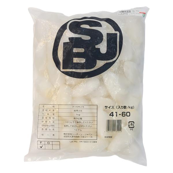 冷凍 松笠イカ 1kg サイズ（入数/kg）41-60 SALE