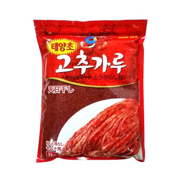 清浄園 唐辛子粉 キムチ用 1kg / 韓国食品 韓国調味料 韓国料理