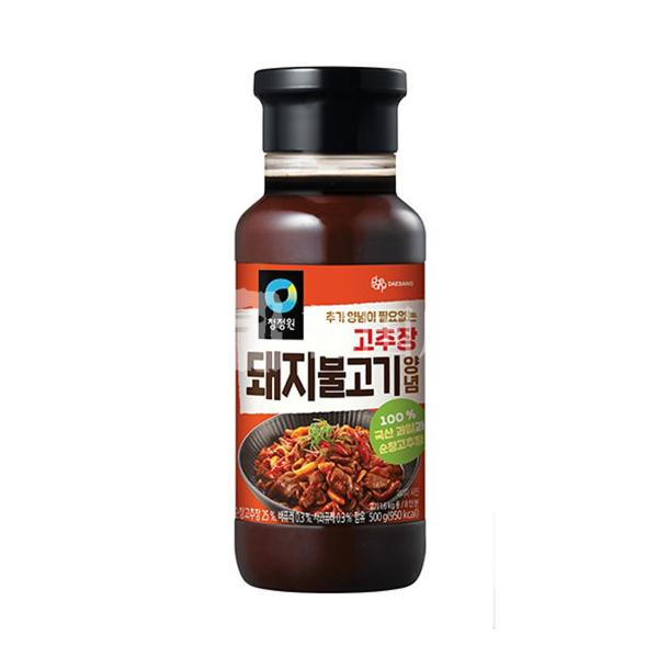 [名称]　焼肉のたれ[原材料名]　コチュジャン、高果糖液糖、果実（りんご、梨、キウイフルーツ、パイナップル）、〓油、にんにく、砂糖、唐辛子ミックス（唐辛子粉、食塩、にんにく、玉ねぎ）、食塩、胡椒、清酒/調味料（アミノ酸等）、酒精、クエン酸、...