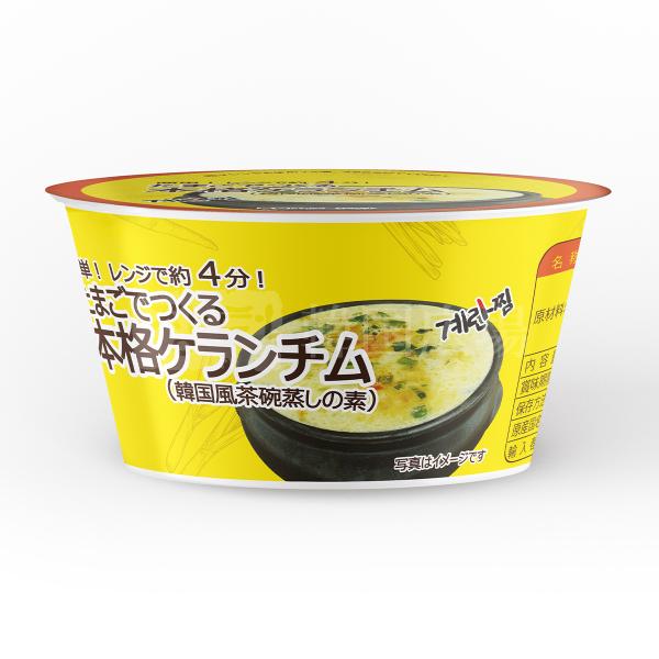 [名称]　韓国風茶碗蒸しの素　[原材料名]【エキス】えびエキス、オリゴ糖、食塩、いわしエキス/調味料（アミノ酸等）、香料、（一部にえびを含む）【フレーク】長ねぎ、人参[内容量]　12g（エキス：10g、フレーク：2g）[賞味期限]　別途記載...