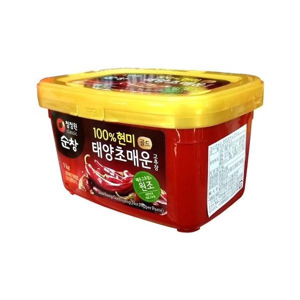 [名称]　コチュジャン[原材料名]　玄米、水飴、唐辛子ミックス（唐辛子粉、食塩、にんにく、玉ねぎ）、唐辛子粉、食塩、オリゴ糖、大豆麹、もち玄米粉、酵母エキス/酒精、調味料(アミノ酸)※本製品の製造ラインでは、小麦を使用した製品も製造していま...