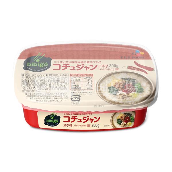 「ヘチャンドル」から商品名・デザインがルニューアルしました！[名称]　コチュジャン[原材料名]　水あめ、米、唐辛子粉、食塩、たまねぎ、大豆、にんにく、大豆粉、米粉、もち米、麹/酒精 [内容量]　200g[賞味期限]　別途記載  [保存方法]...