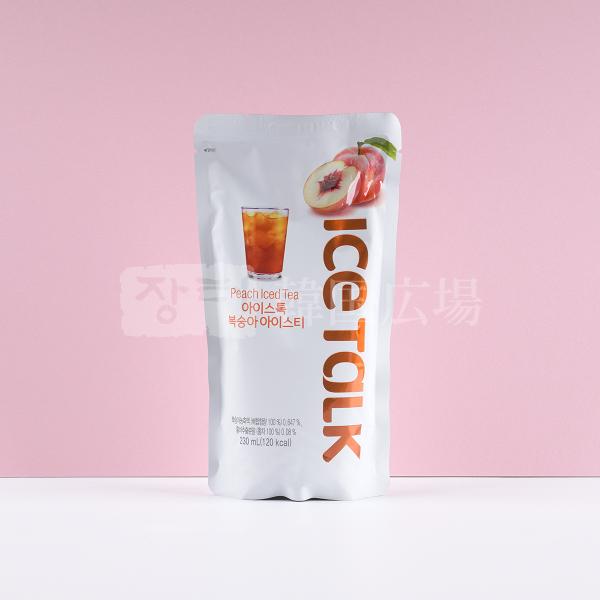 ICETALK ピーチアイスティー 230ml BOX (10個入) / 韓国飲料 韓国食品