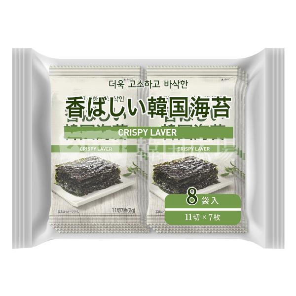 大象ジャパン 香ばしい韓国海苔 [11切7枚(2g)×８袋]